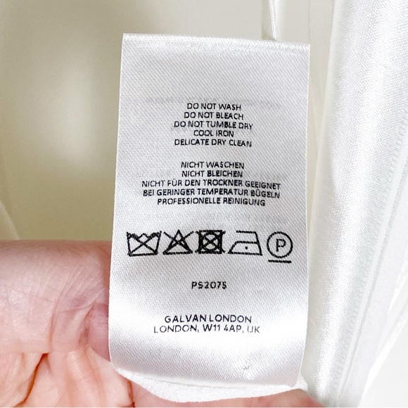 Galvan London Eden Jumpsuit White - Picture 10 of 11